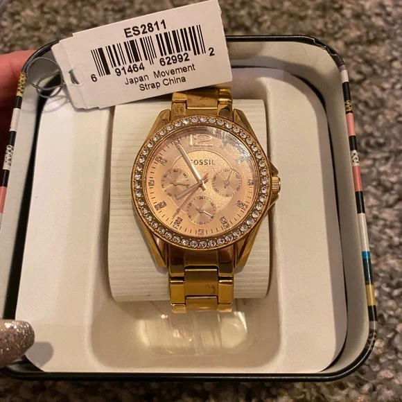 Fossil | Accessories | Fossil Crystalaccented Multifunction  display picture 1